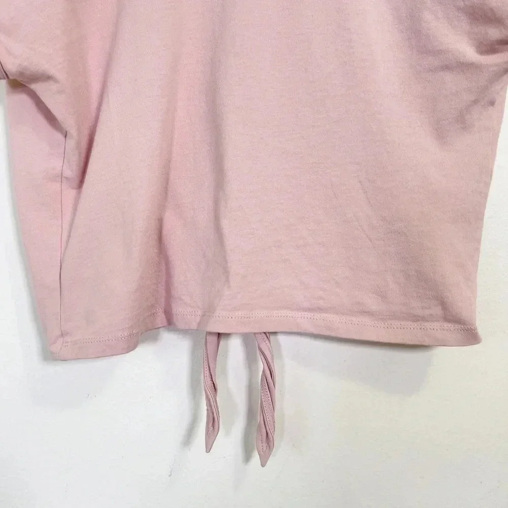 Aritzia Wilfred Adela  Tshirt Open Back Light Pink - Picture 4 of 9
